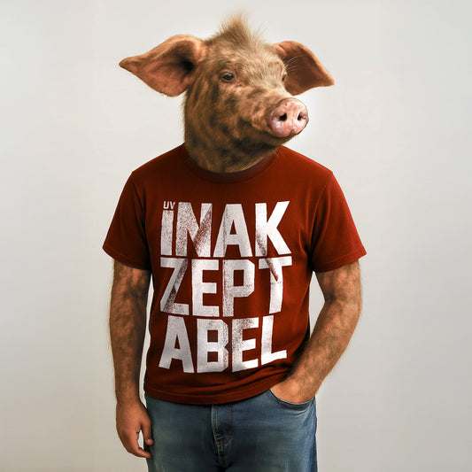 INAKZEPTABEL Shirt Rot