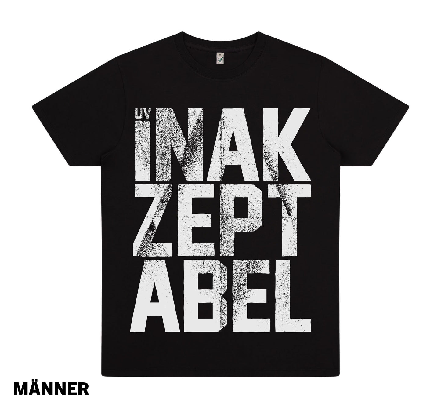 INAKZEPTABEL Shirt Schwarz
