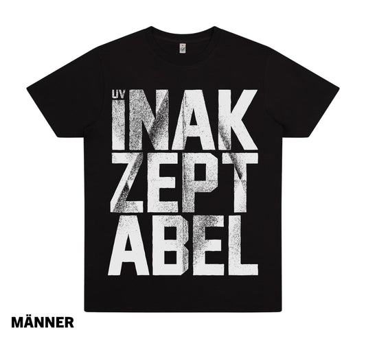 INAKZEPTABEL Shirt Schwarz